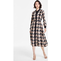 Anne Klein Dresses Anne Klein Women's Printed Shirtdress Black