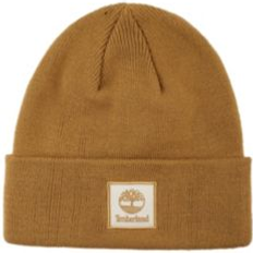 Timberland Women Headgear Timberland Women's Classic Tonal Patch Cuffed Beanie Wheat ONE SIZE