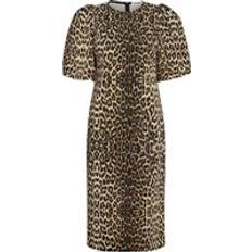 Co'Couture Klänning Leocc Puff Dress - Beige