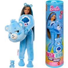 Barbie Cutie Reveal Doll & Accessories, Bears Series, Fashion Doll with Grumpy Bear Costume & 10 Surprises Including Color Change & Mini Bear