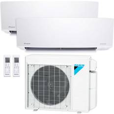 Daikin 2-Zone Wall Mounted Ductless Mini-Split 18000 BTU Heat Pump Air Conditioner 9k 9k 17 SEER