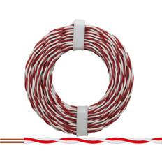 Accessori Elettrici Donau Kupferschalt Draht 0,5 mm 10m rot-weiss