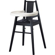 IKEA BLÅMES barnstol hög bricka, svart