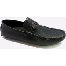 Men - White Loafers Malin Fabio Men's Loafers Slip On Shoes Black