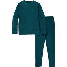 Girls - Green Base Layer Burton Kids' Fleece Base Layer Set, Deep Emerald