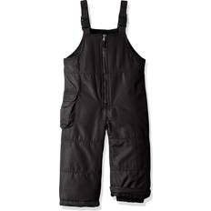 Girls Overalls London Fog Girls' Big Classic Snow Bib Ski Snowsuit, New Black, 7/8