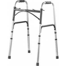 Walkers on sale VEVOR Folding Walker Aluminum Mobility Walker Aid with Adjustable Height 350LBS