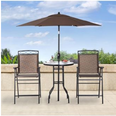 Simplie Fun Umbrella Patio Dining Set