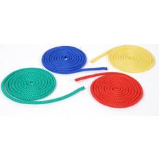 Cordes à Sauter Fitness 4er-Set Nylon-Springseile 2.50m Sporti Multicolore