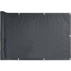 vidaXL Insynsskydd För Balkong Antracit 500 x 75 cm
