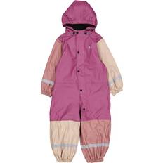 6-9M Jumpsuits Barnkläder Lindberg Fagerhult Fodrad Regnoverall, Pink/Rose