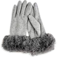 Gloves & Mittens MARCUS ADLER Women's Faux Fur Trim Gloves Grey one-size