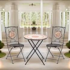 of 3 With Mosaic Bistro Set