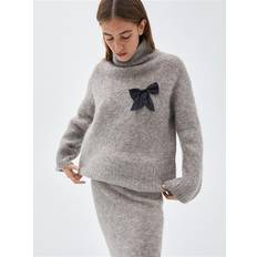 Sort Brocher Selected FEMME Brosche slFline Bowclip Sort