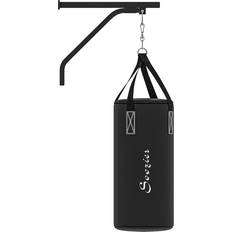 Soozier Heavy Bag Wall Mount Set, Unfilled Punching Bag Hanger with Boxing Gloves for Muay Thai and MMA Training Aosom.com