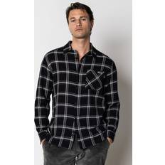 Clean Cut Copenhagen Skjorter Clean Cut Copenhagen Gibson shirt Black/Grey
