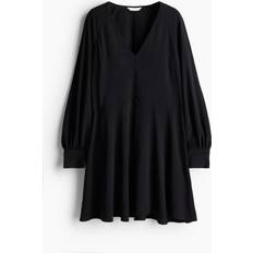 H&M Women Dresses H&M Flared Dress Black