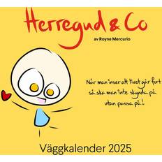 Kalendrar Adlibris Herregud & Co Väggkalender 2025