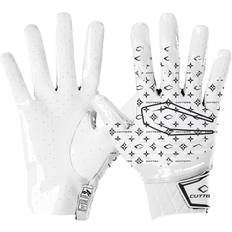 Cutters Cutters Adult Rev Pro 5.0 Lux Receiver Gloves, Men's, Medium, White/Black Lux