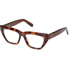Briller & Læsebriller GCDS GD5030 052 Kvinder Tortoiseshell Dark Brown Tortoise 51mm