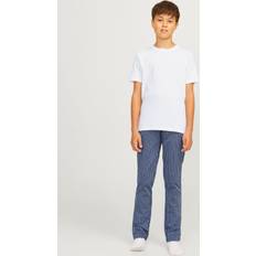 Hvid Øvrige sæt Børnetøj Jack & Jones Junior Sæt jacBasic Tee And Woven Pants Giftb Jnr Hvid