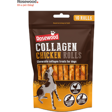 Rosewood collagen chicken rolls dog puppy chicken chew 70g 10pcs