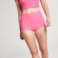 Pink - Women Swimming Trunks Calia Women's High Waisted Swim Hot Short, Medium, Pink Heat