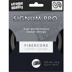 Carbon Fiber/Graphite Tennis Strings Signum pro Fibrecore String Set 12m Silver