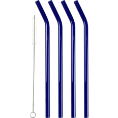 Dishwasher Safe Bar Spoons Lyngby Glas Straws 21.5 cm 4-pack Blue Bar Spoon
