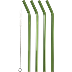 Tåler oppvaskmaskin Barskjeer Lyngby Glas Sugerør knekk 4 Grønn Barskje