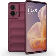 Eiderwood Motorola Moto G85 5G Flexibel Plast Skal Bordeaux Röd