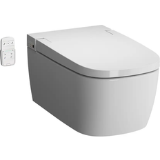 Toilettes Vitra wc suspendu lavant v-care basic sans bride avec abattant