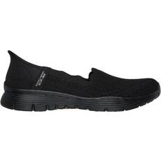 Skechers Women's Slip-ins: Believe It Flats Black Textile/Synthetic Vegan Machine Washable