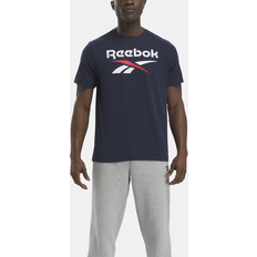 Reebok Tops Reebok Mens Identity Big Logo T-Shirt Mens Vector Navy