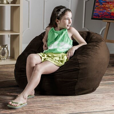 Ebern Designs Chairs Ebern Designs Saxx 3 Foot Round w/Removable Cover Bean Bag