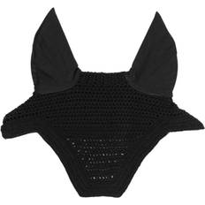 Black Horse Bonnets Kentucky Horsewear Fliegenmütze Fly veil Wellington Fliegenhaube Fliegenohren Black