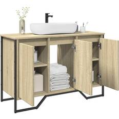 Brown Vanity Units on sale vidaXL Bathroom Sink Cabinet Sonoma Oak 91 x 35 x 60 cm