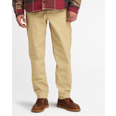 Timberland Men Trousers Timberland Claremont Brushed Twill Chino Pants Beige,Braun Mann