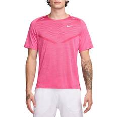 Herre - Løb - Pink T-shirts Nike TechKnit T-Shirt, Aster Pink/Pinksicle