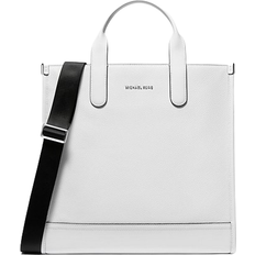 Michael Kors Men Totes & Shopping Bags Michael Kors Hudson Pebbled Leather Tote Bag - Bright Wht