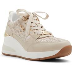 Aldo Beige Sneakers Aldo Caroteriel Wedge Sneaker Women's Beige Sneakers Wedge