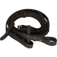 Läder Tyglar Imperial Riding Tyglar IRHAnti slip grip Brown
