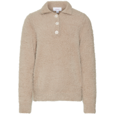 Silver - Stickade tröjor Vero Moda Girl Tröja Stickad VmBess Silver Mink Girl 13-14 år 158-164 Tröja