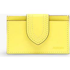 Wallets & Key Holders Jacquemus Yellow Le Porte-carte Bambino Leather Card Holder - YELLOW