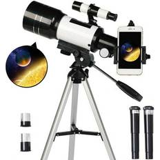 Gogerstar Telescope for Astronomy Adult Kids Beginners, 150X Astronomical Refractor Telescope, 300X70mm Telescop with Tripod Smartphone Adapter