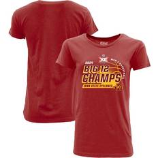 Blue 84 Women's Cardinal Iowa State Cyclones 2024 Big Men's Basketball Conference Tournament Champions Locker Room T-Shirt Cardinal