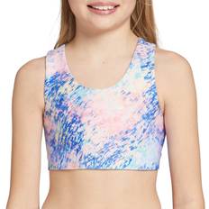 Bralettes Children's Clothing on sale DSG Girls' Momentum Sports Bra, Medium, Carnival Confetti Blue