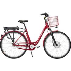 Rød El-bycykler Premium E-Modern SUS elcykel 7 28" 11,6AH/418 Wh 2024