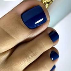 Shein 24pcs Short Square False Nails With Sparkly Cover Foot Nails, Simple Glitter Nail