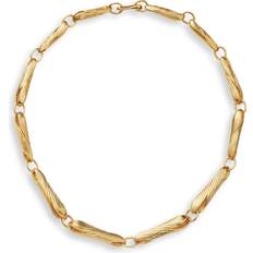 Missoma Women's Chunky Wavy Necklace Gold